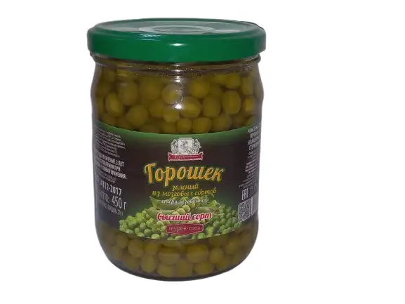 Горошек зеленый консервированный